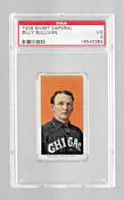 1909 T206 SWEET CAPORAL 150 TOBACCO BASEBALL CARD BILLY SULLIVAN PSA 3 WHITE SOX picture