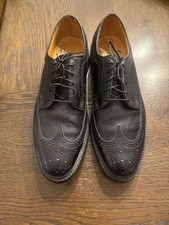 Florsheim Imperial Black Long Wings From 1960-80 Very Very Nice Shoes picture