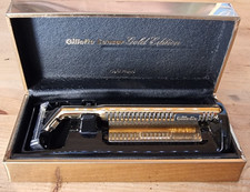 Scarce Vintage Gillette Sensor Gold Plated safety razor New picture