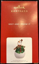 2021 Hallmark Keepsake Sexy and I Know It Christmas Ornament Magic Sound New picture