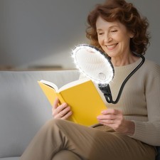 10X 30X Large Magnifying Glass with Light for Reading, Hands Free Magnifying ... picture