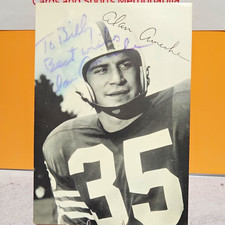 Alan Ameche  Wisconsin Badgers  Signed Original Photo  BAS Authenticated  picture