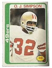 1978 Topps - O.J. Simpson #400   picture