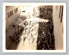 WWII Army Band Performs By Vultee BT-13 Valiant Aircraft For Civilians Photo picture