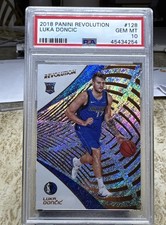 2018-19 Panini Revolution - Luka Dončić #128 (RC) PSA 10 picture