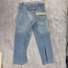 VTG Levis Engineered Jeans Mens Blue Twisted Cinch Back One Pocket Fits 32x28 picture