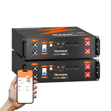 2Pack Humsienk 48V 100Ah 10240Wh Lithium Battery Server Rack UL1973 & UL9540A picture
