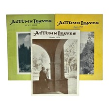 Autumn Leaves Magazine Lot of 3 | July, August & October 1928 | VTG Americana picture
