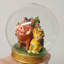 RARE Disney Movie Rewards Lion King Globe Sculpture-Simba/Timone/Pumbaa picture