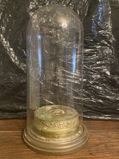 Antique Ornate Victorian Dome And Base. 17x9 Inches Tall And Wide Few Nicks picture