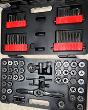 GEARWRENCH  3887 - SAE/Metric Ratcheting Tap and Die Set - 77 Piece picture