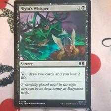 Night's Whisper 0158 Magic: The Gathering Marvel Super Heroes Black Common EN picture