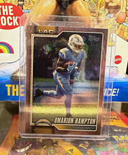 Topps NFL Flagship - Omarion Hampton 1/1 Rose gold foil LA Chargers picture