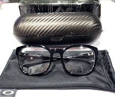 Oakley OX1078-0155 Cloverleaf Large Polished Black Square Eyeglasses 55-20 140 picture