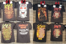 Slayer Shirt Reign In Blood Tour 2026 Concert Merch Reprint picture