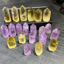 Wholesale Natural amethyst citrine quartz tower Point Crystal Healing 20pcs picture