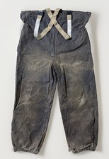 Filson Vintage Foul Weather Rain Bibs Oil Paraffin Finish #1432 Size XL 31 OT picture