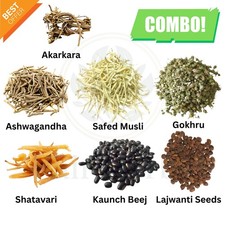 7 Herb Combo Pack 350g Ayurvedic Herbs Powder & Whole picture