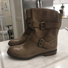 Montana Artisan Crafted Black Leather Womens Boots Size 9.5 Leather Upper & Sock picture