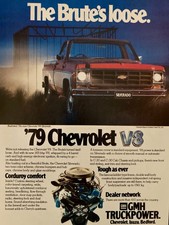 1979 CHEVROLET V8 SILVERADO Pickup Truck Vintage GMH Australia Print Ad Clipping picture