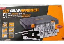 NEW GEARWRENCH 80300P 51pc 1/4” Drive 120XP SAE/Metric 6-Point Socket Set  picture