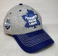 New Reebok Toronto Maple Leafs Winter Classic 2013 S/M Gray Wool NHL Hockey Hat picture
