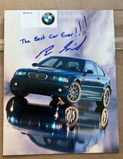 2001 BMW M3 E46 Brochure PTG Card Signed 5 Drivers Boris Said Joey Hand Sebring picture