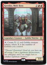 Foil Krenko, Mob Boss 204 NM Foundations picture