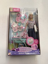 2003 Barbie Posh Pets Kitten Style Doll Set Stroller Mama Cat B5748 Mattel picture