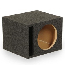 QPOWER SINGLE 12″ 12 INCH BASS VENTED SLOT-PORTED EMPTY SUBWOOFER BOX QSBASS12 picture