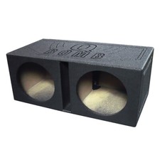 QPower QBOMB Dual 12″ 12 inch Slot Ported Vented Empty Sub Woofer Enclosure Box picture