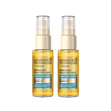 AVON Advance Techniques Absolute Nourishment Hair Serum- Argan Oil 1 oz X 2 CT picture