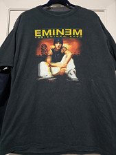 Eminem The Eminem Show Black Graphic T-Shirt ©2002 Authentic Vintage Promo. picture