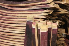 Full-Length Reclaimed Whiskey or Wine Barrel Staves – Oak Wood Bundles | DIY picture