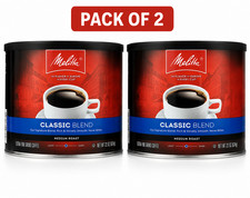 Melitta Classic Roast Caffeinated Canned Coffee, 22oz Can NEW picture