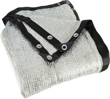 85% Aluminet Shade Cloth with Grommets 6.5 X 6FT Reflective Sun Shade Tarp | UV picture