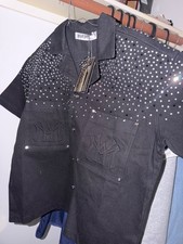 Watson studios black denim button up shirt picture