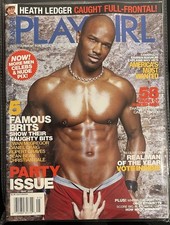 Playgirl Magazine, May 2006. Party Issue, Heath Ledger, McGregor, Craig. New picture