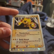 Electabuzz ex 97/109 EX Ruby & Sapphire Holo English 💎 Insane Holo copy💎 LP- picture