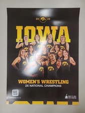 2025-2026 IOWA HAWKEYES Women's Wrestling Official Poster picture