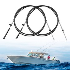 2PCS 12FT Outboard Throttle Cable Gen I Control Shift Cables For Mercury Mariner picture