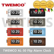 TWEMCO AL-30 Classic Retro Flip Alarm Clock 8 Colors * picture