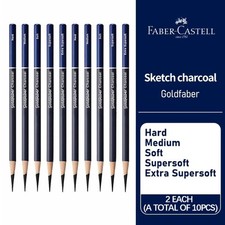 Charcoal Pencils, Faber-Castell Goldfaber — 5 or 10 Piece Mixed Set picture