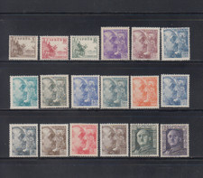 SPAIN ESPAÑA 1949 COMPLETE SET NUEVO MINT MNH EDIFIL 1044-1061 FRANCO LOT 2 picture
