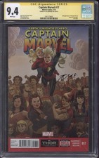 2014 Captain Marvel #17 CGC SS 9.4 JOE QUINONES Auto  picture