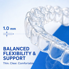 Dream Smiles Custom Made Clear Retainer for Teeth – 1.0mm Balanced Flexibility picture