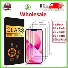 Wholesale LOT Tempered Glass Screen Protector for iPhone 18 17 16 15 14 Pro Duo picture
