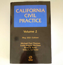 Thomson Reuters California Civil Practice Vol 2 May 2021 Thomas et al. picture