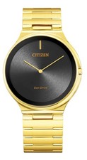 Citizen AR3112-57E Men's Eco-Drive Watch Black Dial Stainless Steel picture