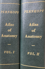 Pernkopf's ATLAS OF ANATOMY (2 Volume Set, 1963-64 ; 1st English Edition) picture